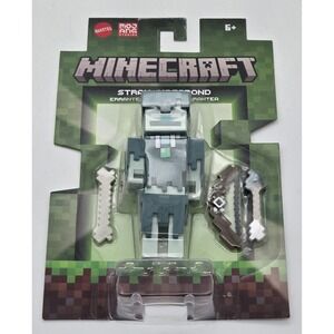 Mattel Minecraft Stray Figure Bow Arrow Bone 4.5 Inch Action Figure New